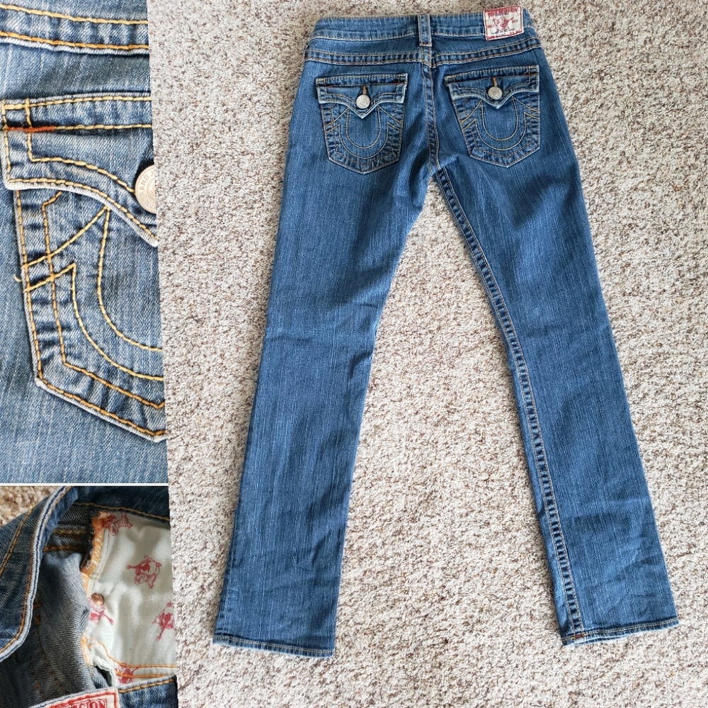 True Religion Billy Big T Straight Leg Jean SZ 28